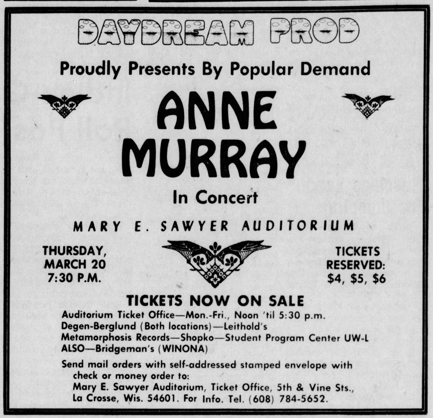 1975: Anne Murray